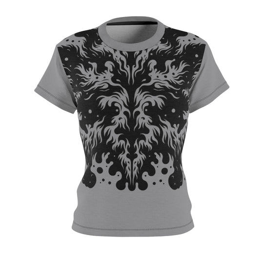 Women's All-Over Print T-Shirt – Soft, Breathable & Stylish Custom Tee, Fluidity design