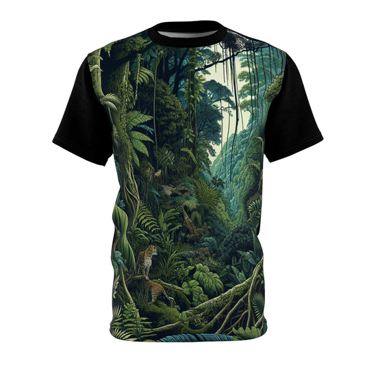 Unisex All-Over Print T-Shirt – Breathable, Soft & Stylish (AOP), Jungle theme