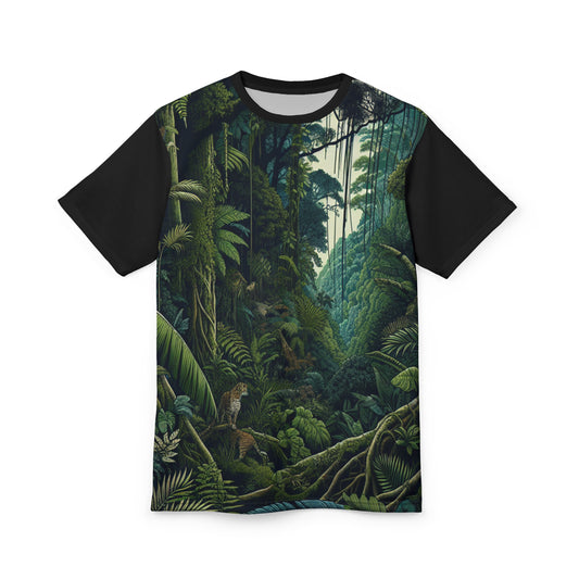 Unisex All-Over Print T-Shirt – Breathable, Soft & Stylish (AOP), Jungle theme