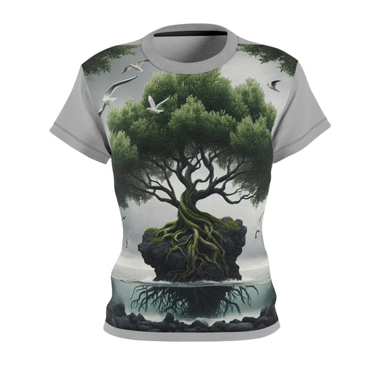 Women's All-Over Print T-Shirt – Soft, Breathable & Stylish Custom Tee, Tree of Life design, Tree Design, Tree of Life Print, Tree print