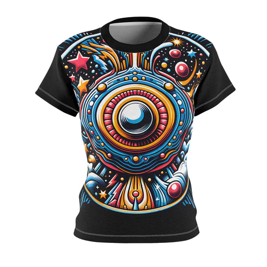 Women's All-Over Print T-Shirt – Soft, Breathable & Stylish Custom Tee, Celestial graphic designs